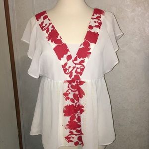 Fossil Sheer Blouse - Small